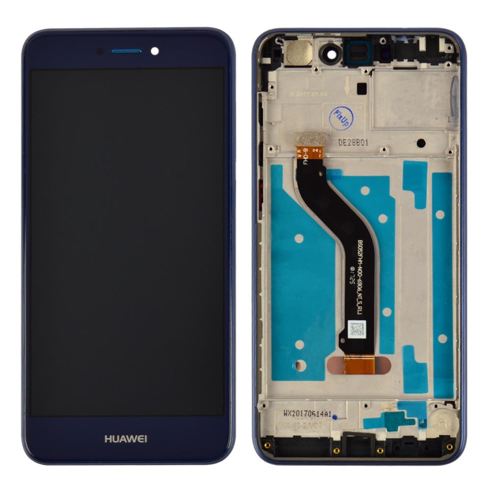 Дисплей для Huawei P8 Lite (2017), Honor 8 Lite, Nova Lite (2016), GR3 (2017), P9 Lite (2017) з тачскрином та рамкою в зборі, колір синій, оригінал фото 1