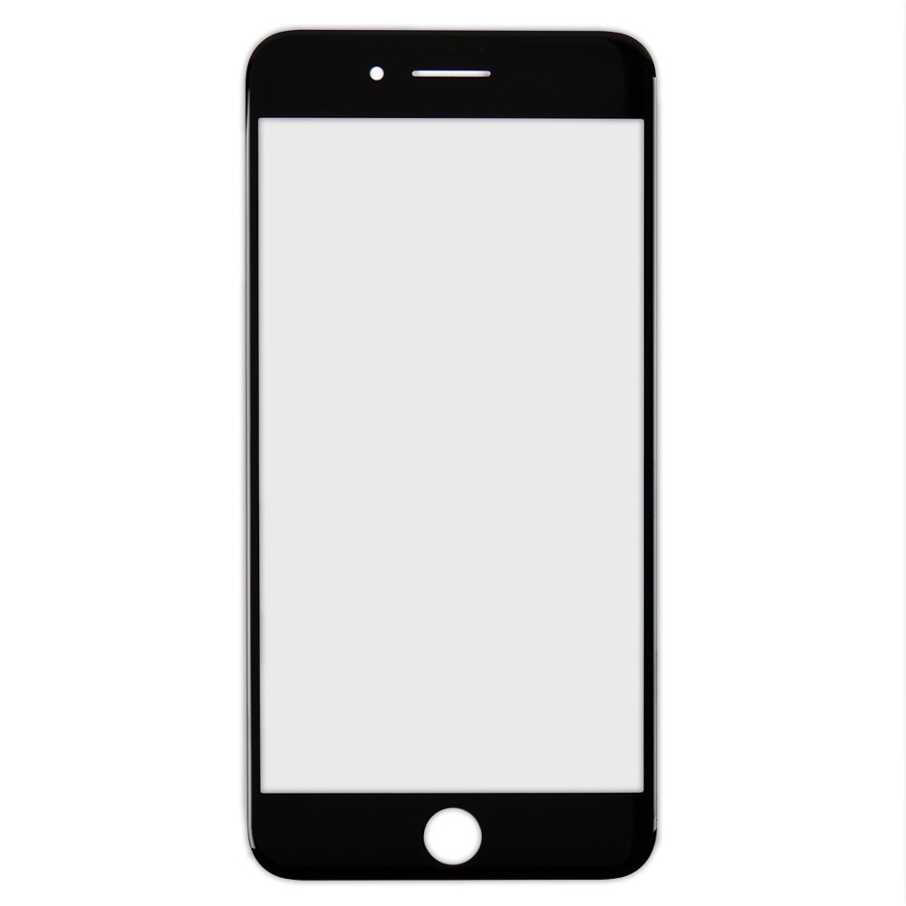 Скло iPhone 7 Plus (5.5), колір чорний фото 1