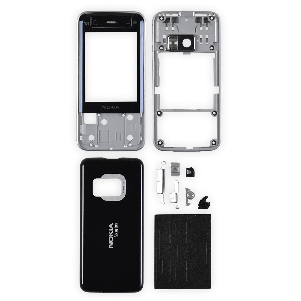 Корпус Nokia N81, колір чорний фото 1