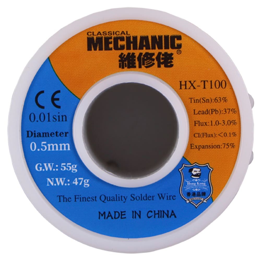 Припой 0.5 mm, Mechanic, 55 г фото 1