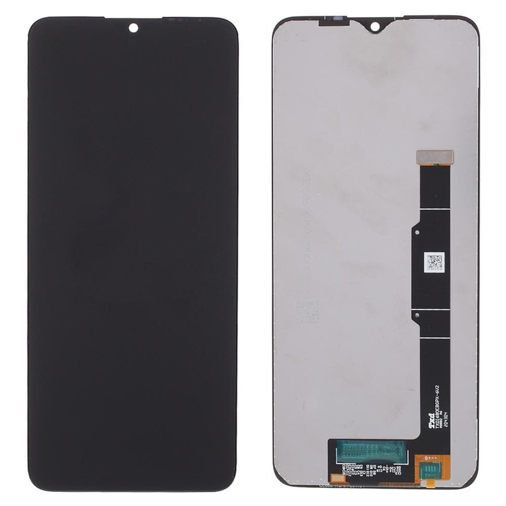 Дисплей для TCL 20 SE (T671/ T671K/ T671H/ T671F/ T671O/ T671E), з тачскріном, чорний фото 1
