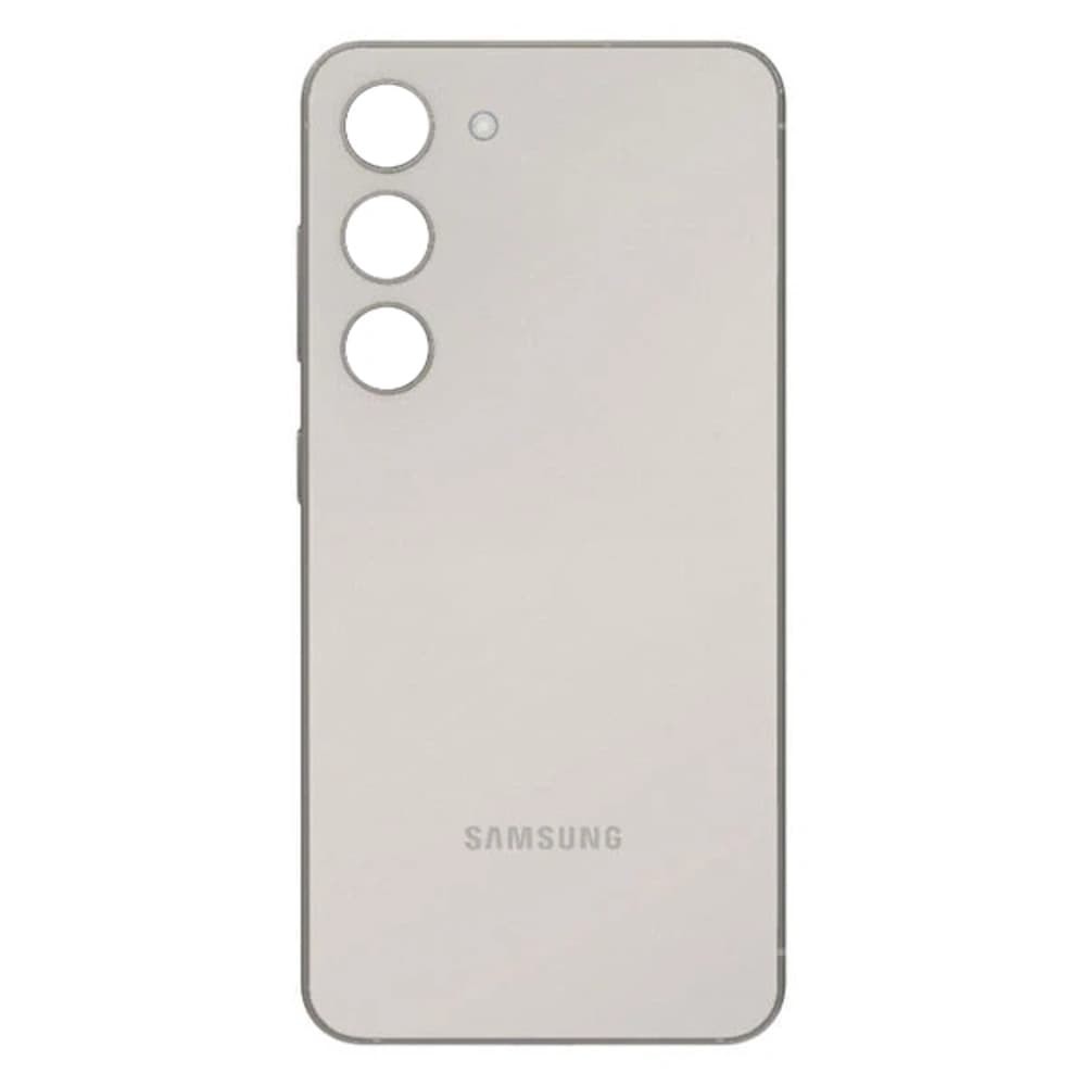 Задняя крышка для Samsung S911 Galaxy S23 (GH82-30393B), цвет бежевый, сервисный оригинал фото 1