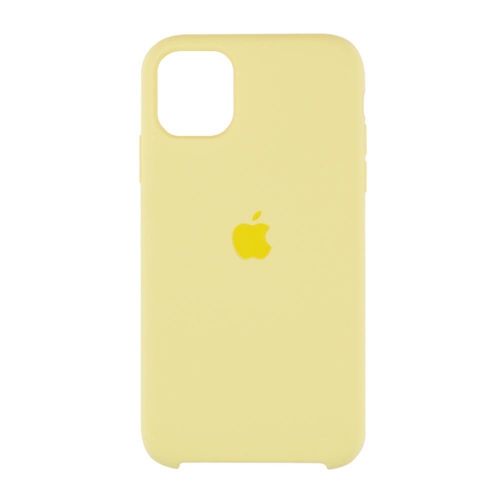 Силіконовий чохол для iPhone 11 (6.1), колір mellow yellow фото 1