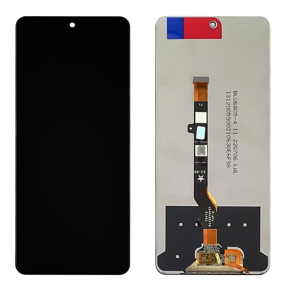 LCD Tecno Camon 19 (CI6N) + Touchscreen (black) фото 1 Дисплей для Tecno Camon 19 (CI6N), с тачскрином в сборе, цвет черный фото 1