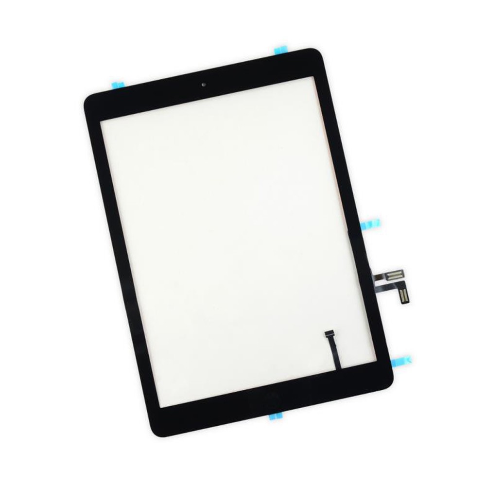 Touchscreen iPad 5 Air (black) complete фото 1 Тачскрин (сенсор) iPad 5 Air, цвет черный, с кнопкой фото 1