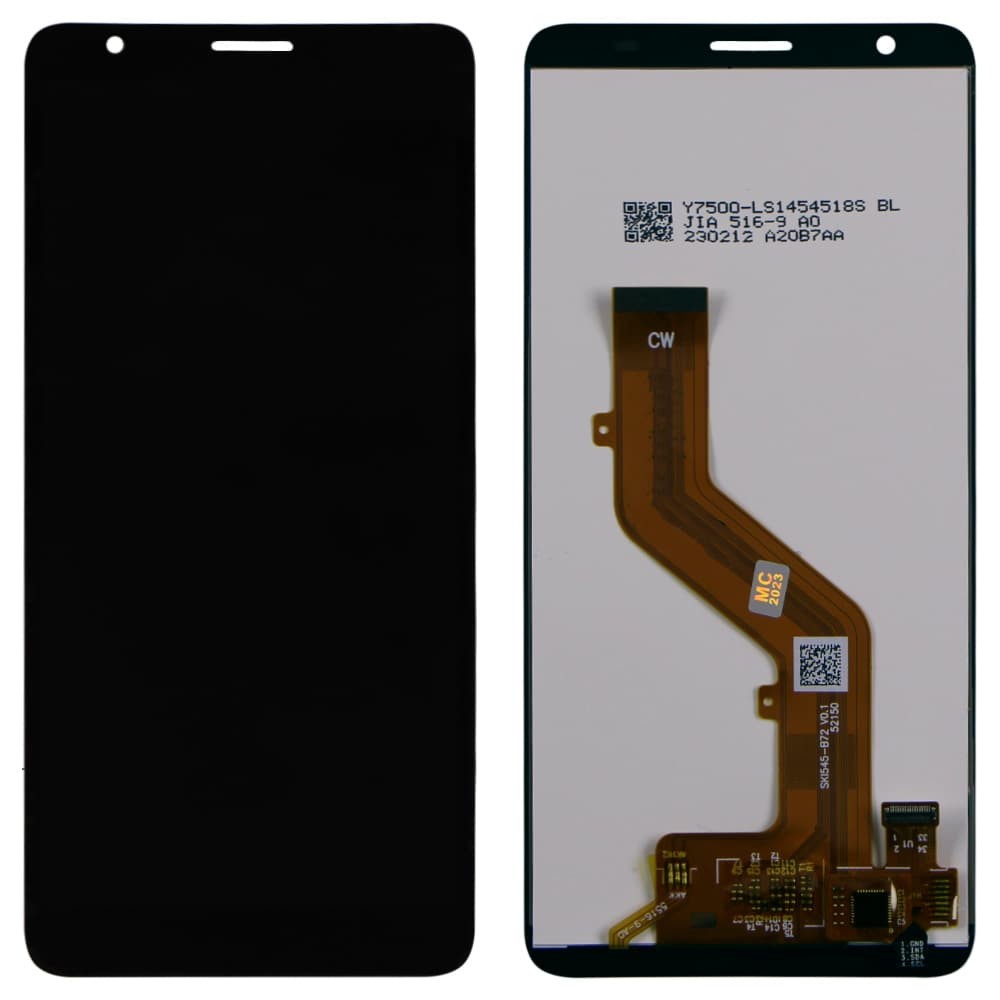 LCD ZTE Blade A31 + Touchscreen (black) фото 1 Дисплей для ZTE Blade A31, с тачскрином в сборе, цвет черный фото 1