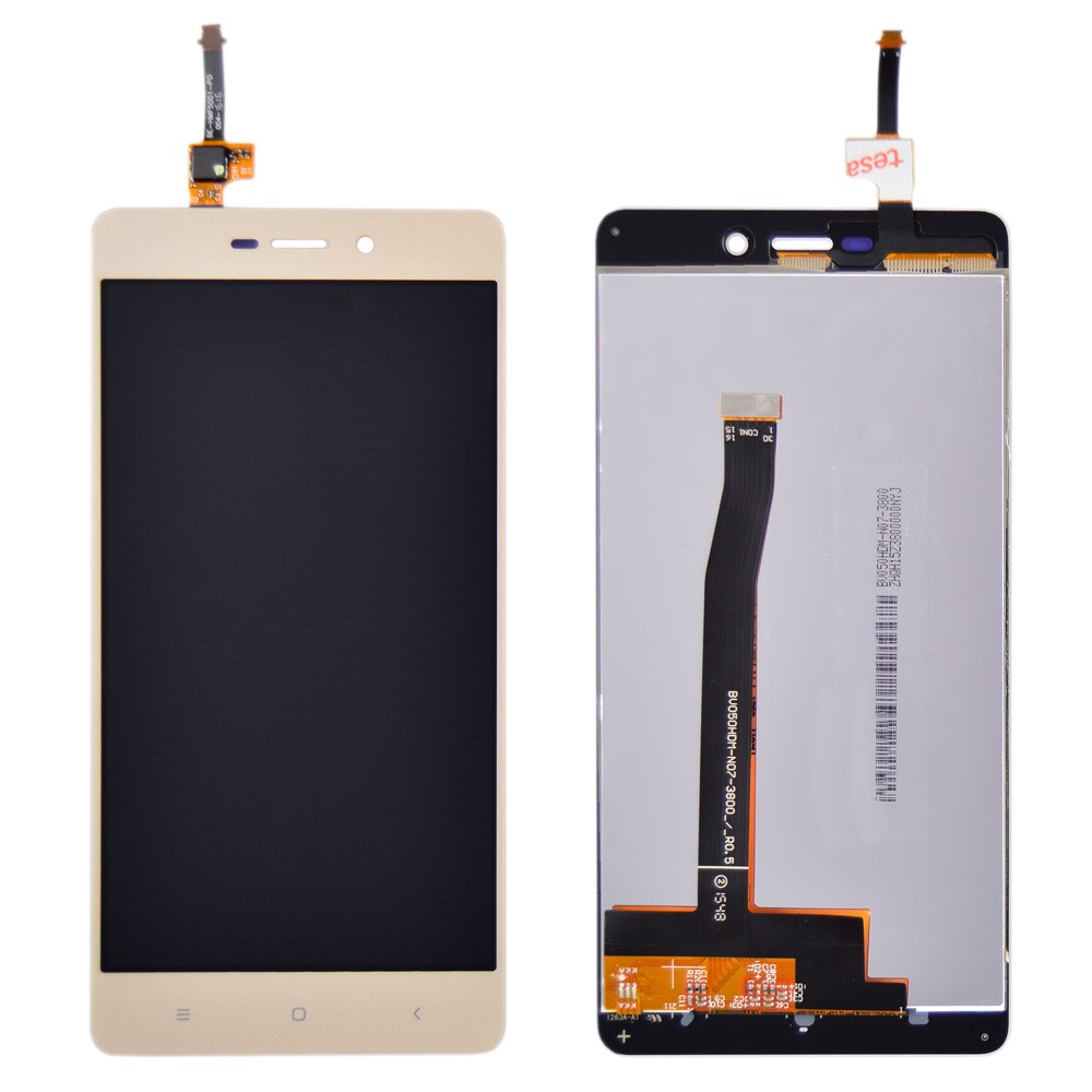 LCD Xiaomi Redmi 3/3S/3 Pro + Touchscreen (gold) фото 1 Дисплей Xiaomi Redmi 3, 3S, 3 Pro с тачскрином в сборе, цвет золотой фото 1