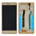 Дисплей для Xiaomi Redmi 3, 3S, 3X, 3 Pro с тачскрином и рамкой в сборе, цвет золотой, оригинал миниатюра 1