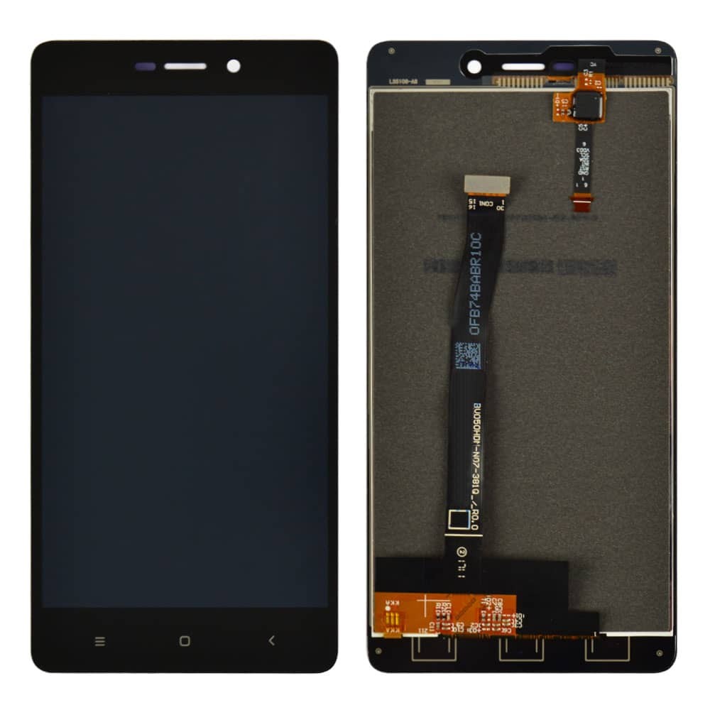 Дисплей для Xiaomi Redmi 3, 3S, 3X, 3 Pro с тачскрином в сборе, цвет черный, оригинал с замененным стеклом фото 1