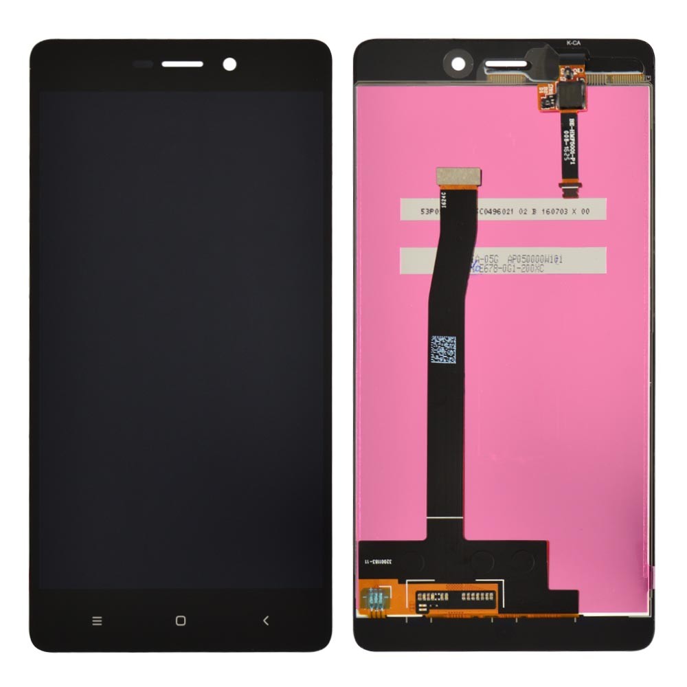 Дисплей для Xiaomi Redmi 3, 3S, 3X, 3 Pro с тачскрином в сборе, цвет черный, оригинал фото 1