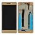 Дисплей для Xiaomi Redmi 3, 3S, 3X, 3 Pro с тачскрином и рамкой в сборе, цвет золотой, оригинал с замененным стеклом миниатюра 1