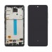 Дисплей для Samsung Galaxy A52s 2021 (A528) (GH82-26861A), с тачскрином и рамкой в сборе, цвет черный, OLED миниатюра 1