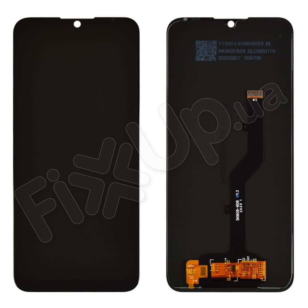 Дисплей для ZTE Blade A5 2020, A7S 2019, A7 Prime, A7 2019, A7 2020, A7 Vita SKI608 з тачскрином у зборі, колір чорний, оригінал, уцінка фото 1
