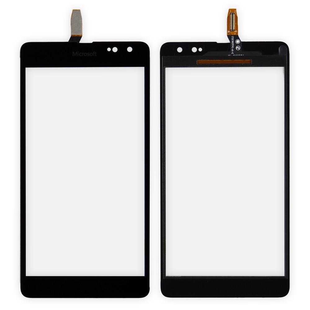 Touchscreen Nokia 535 (ct2C) (black) фото 1 Тачскрин для Nokia 535  с ревизией (CT2C1607FPC-A1-E) черный фото 1