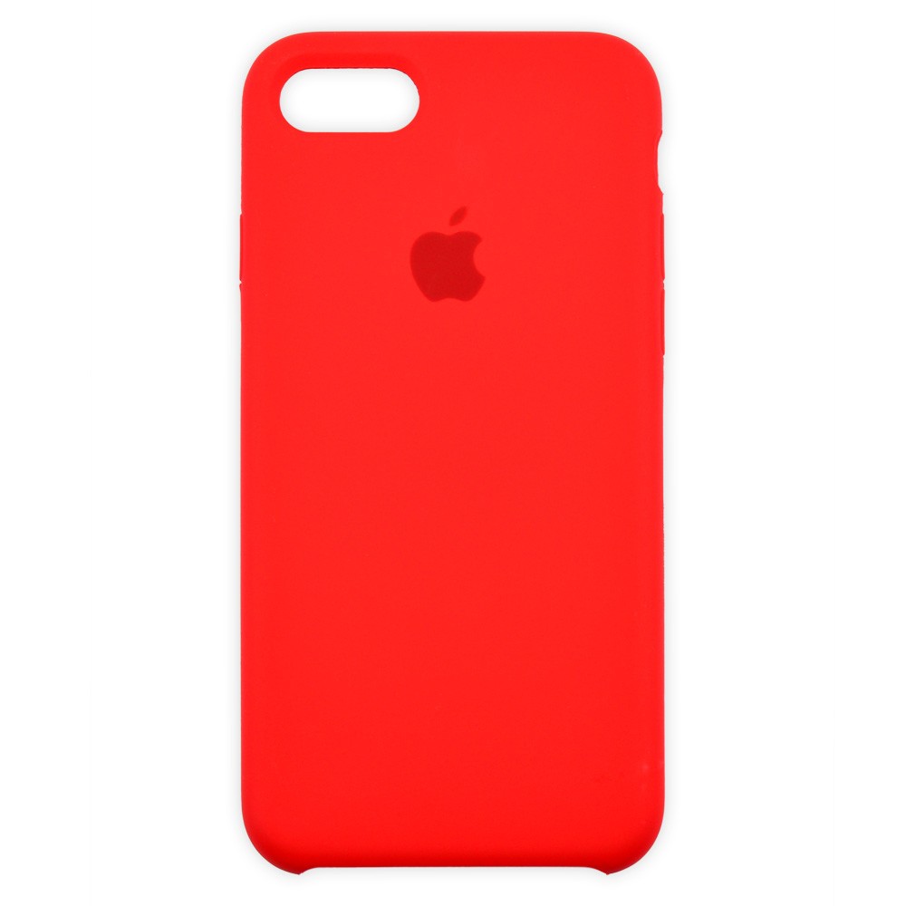 Силіконовий чохол для iPhone 7 (4.7)/8 (4.7), колір червоний, оригінал фото 1