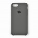 Силіконовий чохол для iPhone 7/8, оригінал, колір dark grey миниатюра 1