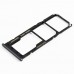 Держатель сим карты для Samsung A105 Galaxy A10 2019, цвет черный миниатюра 1