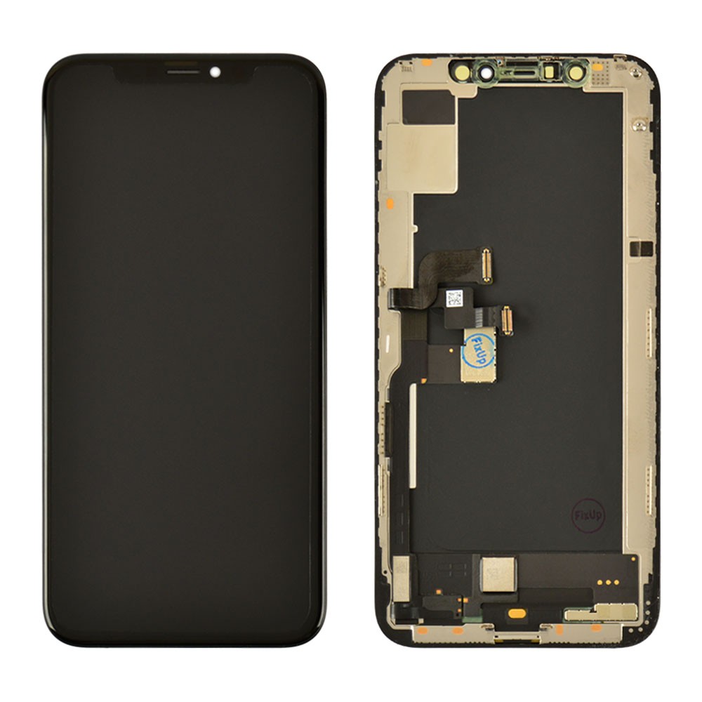 Дисплей для iPhone XS (5.8) с тачскрином в сборе, цвет черный, оригинал с разбора фото 1