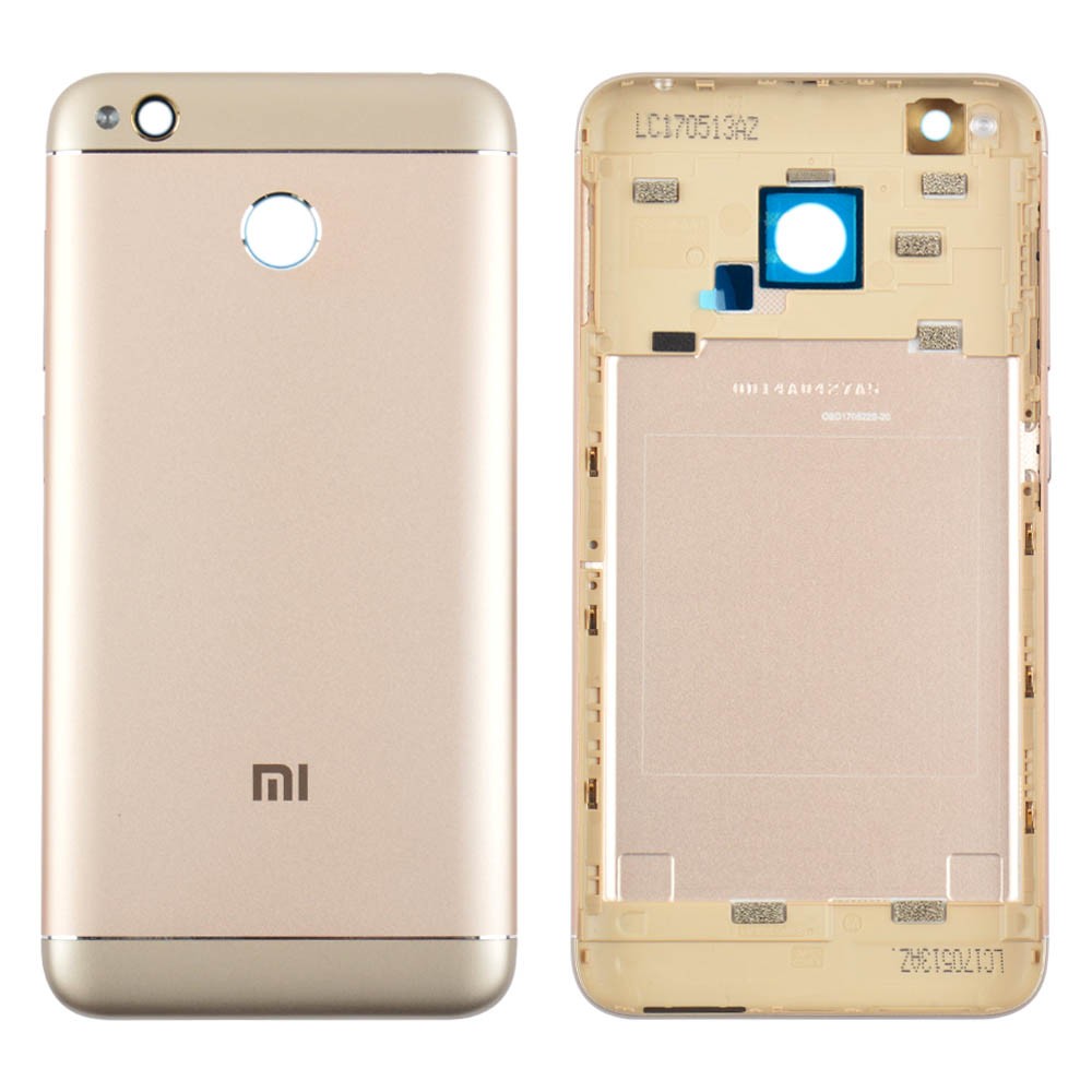 Задняя крышка Xiaomi Redmi 4X, цвет золотой, уценка фото 1