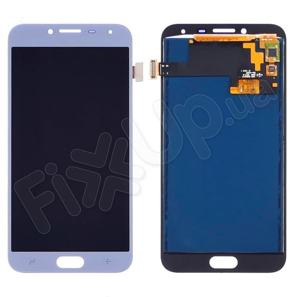 Дисплей для Samsung j400H /DS Galaxy J4 (2018) с тачскрином в сборе, цвет синий, OLED фото 1