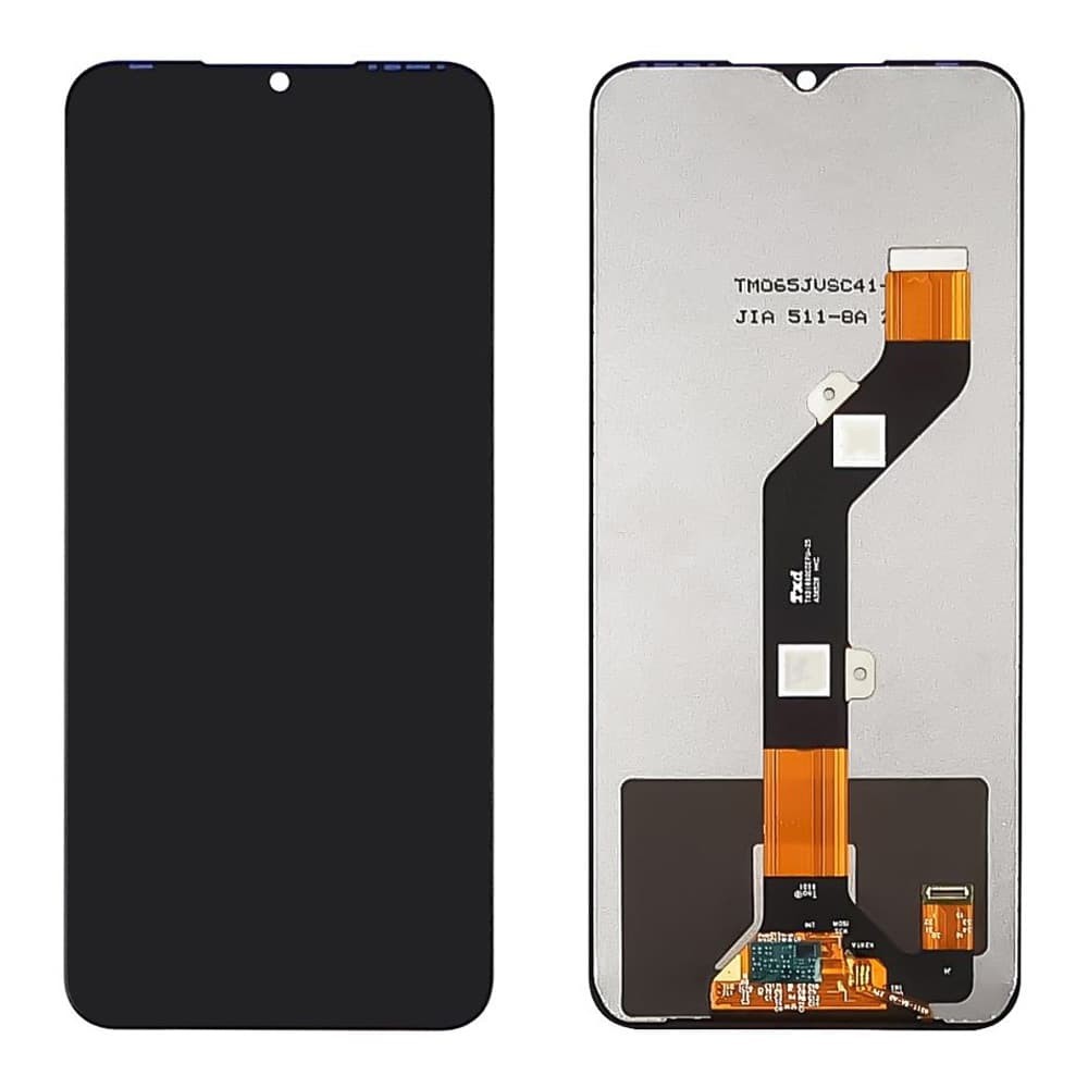 Дисплей для Tecno Pop 6 Pro (BE8)/ Infinix Hot 12 Pro (X668C), з тачскріном в зборі, колір чорний фото 1