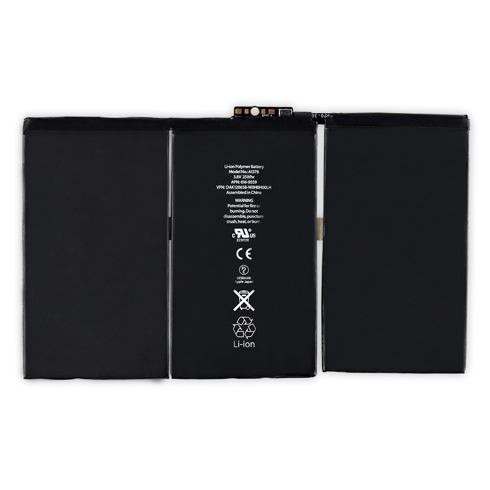 Акумулятор для iPad 2, Китай високої якості, ємність 6930 мАг фото 2