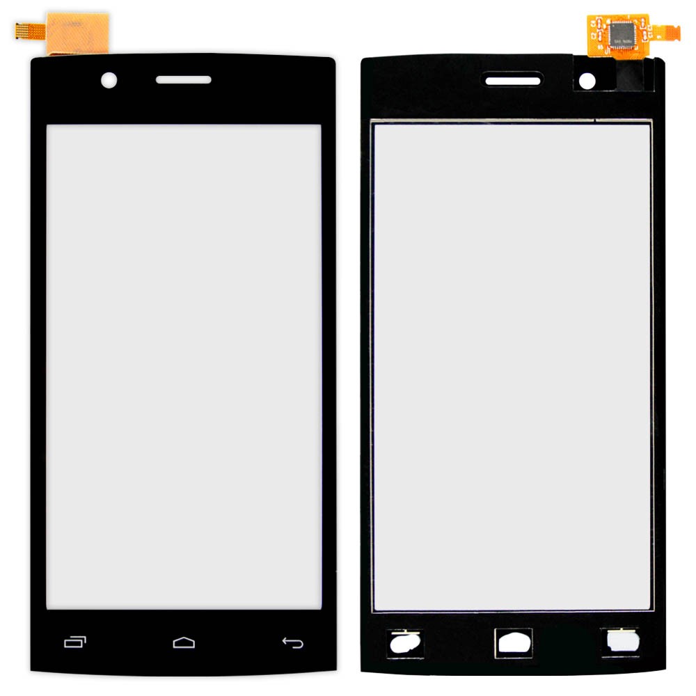 Тачскрин Fly FS451 Nimbus 1, цвет черный, маленькая микросхема фото 1