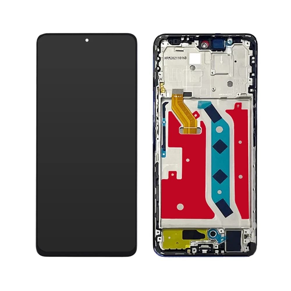 Дисплей для Huawei Honor Magic 5 Lite 5G, с тачскрином и рамкой, черный, OLED фото 1