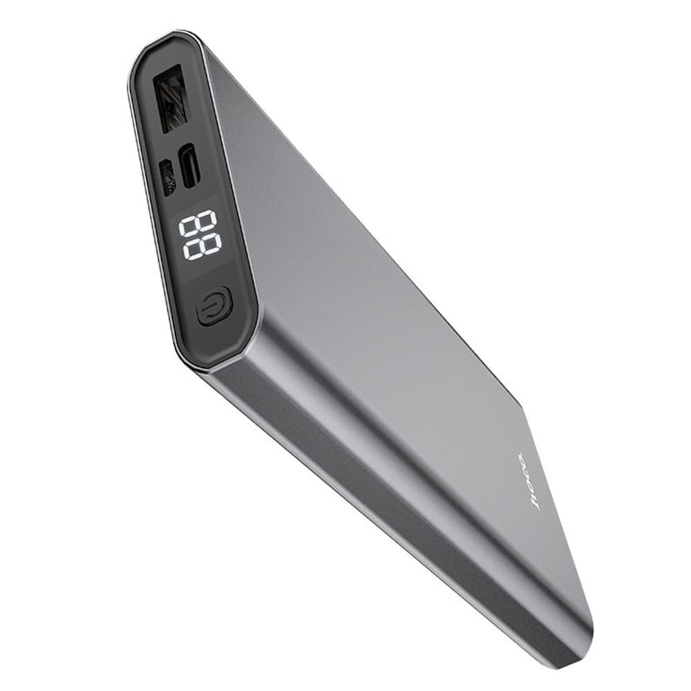 Повербанк HOCO J68 10000 mAh, цвет серый фото 1