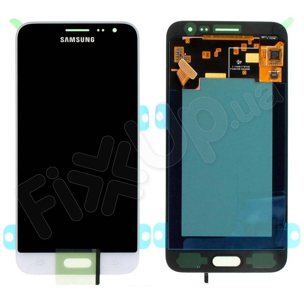Дисплей Samsung J320H/DS Galaxy J3 (2016) з тачскрином у зборі, колір білий, сервісний оригінал фото 1
