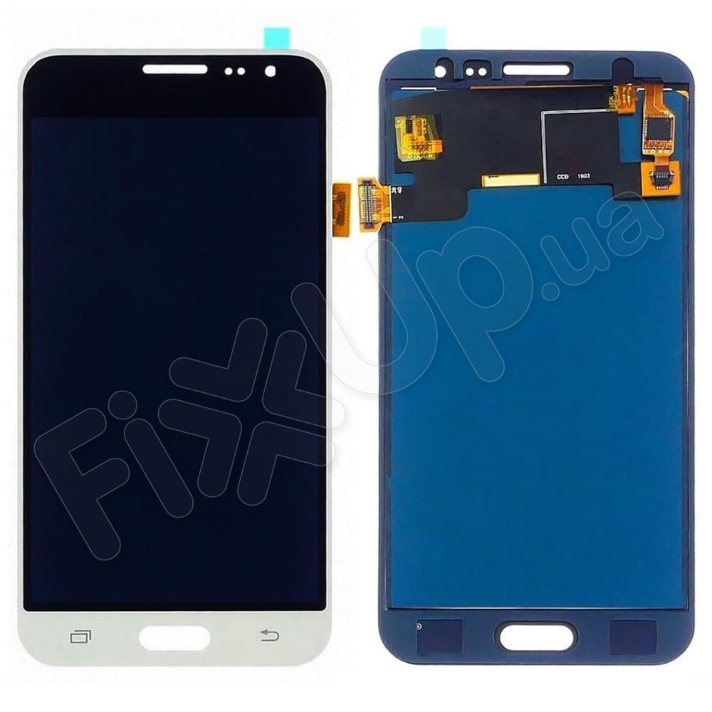 Дисплей для Samsung J320H/DS Galaxy J3 (2016) с тачскрином в сборе, цвет белый, OLED фото 1
