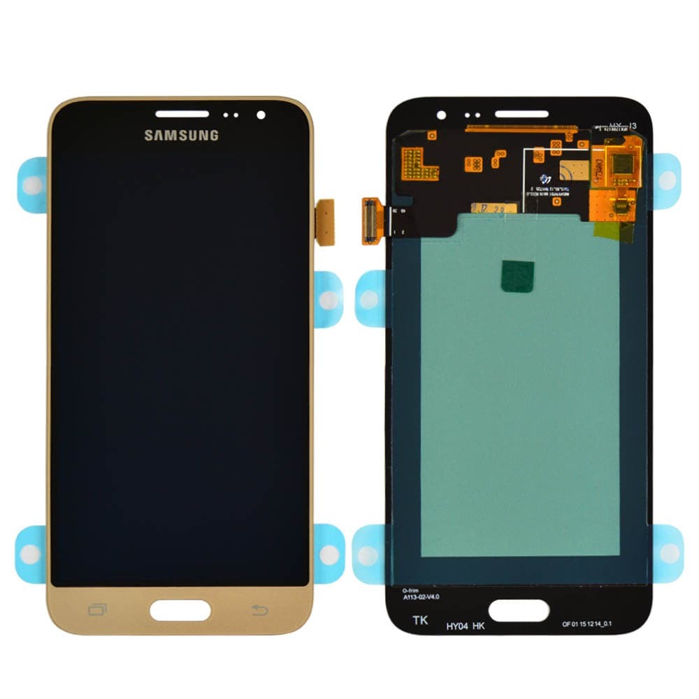 Дисплей для Samsung J320H Galaxy J3 (2016) с тачскрином в сборе, цвет золотой, Original Change Glass фото 1