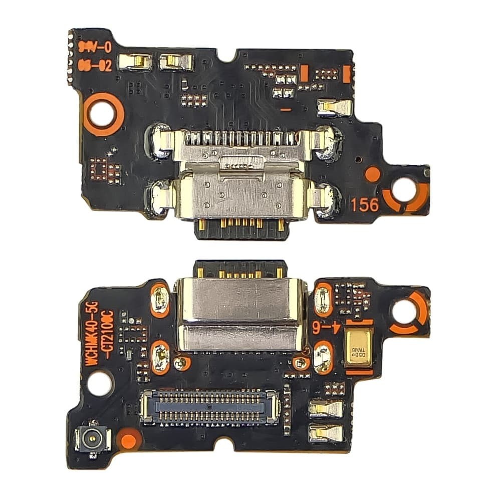 Роз'єм зарядки для Xiaomi Poco F3, з нижнью платою фото 1