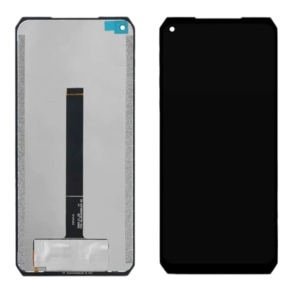 Дисплей для Oukitel WP7, з тачскріном в зборі, колір чорний фото 1