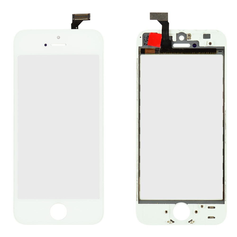 Touchscreen iPhone 5 with Frame (white) фото 1 Тачскрин для iPhone 5, с рамкой, цвет белый фото 1