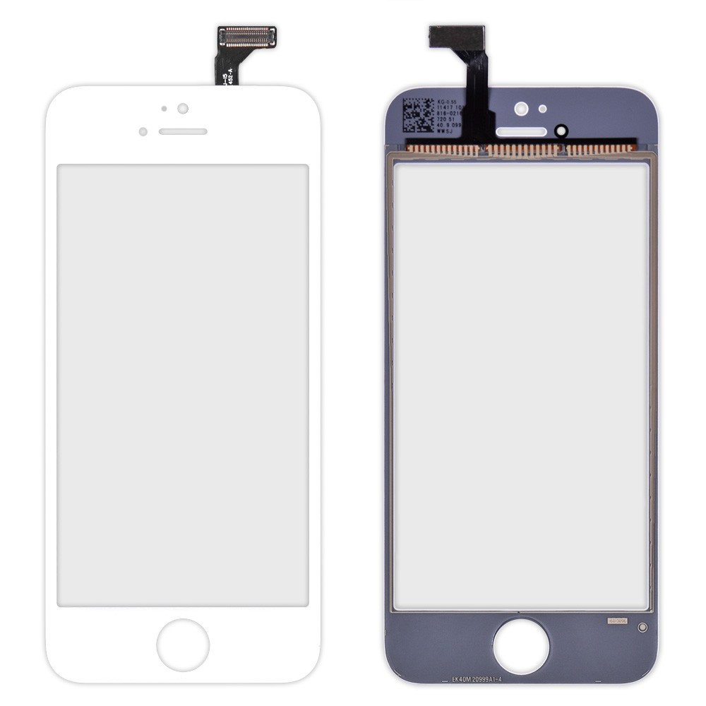 Touchscreen iPhone 5 (white) фото 1 Тачскрин (сенсор) iPhone 5, цвет белый фото 1