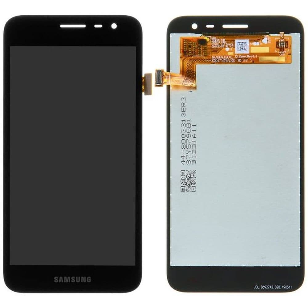 Дисплей для Samsung J260H Galaxy J2 Core (2018) з тачскріном в зборі, колір чорний, IPS (TFT) фото 1