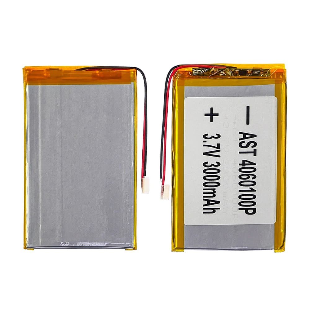 Акумулятор 4060100P, універсальний, з контролером, 4 х 60 х 100 мм (3000 mAh), для планшету фото 1