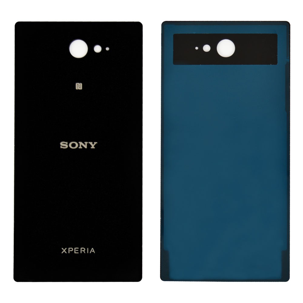 Задня кришка Sony D2302 Xperia M2 Dual Sim S50h/D2303/D2305/D2306, колір чорний фото 1