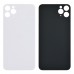 Back Cover iPhone 11 Pro Max (silver) big hole миниатюра 1 Задняя крышка для iPhone 11 Pro Max, цвет серебро, с большим отверстием под камеру миниатюра 1