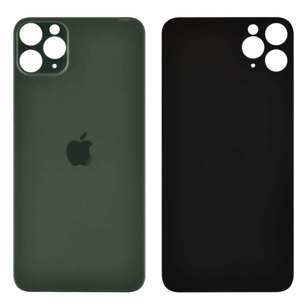 Back Cover iPhone 11 Pro Max (green) big hole фото 1 Задняя крышка для iPhone 11 Pro Max, цвет зеленый, с большим отверстием под камеру фото 1