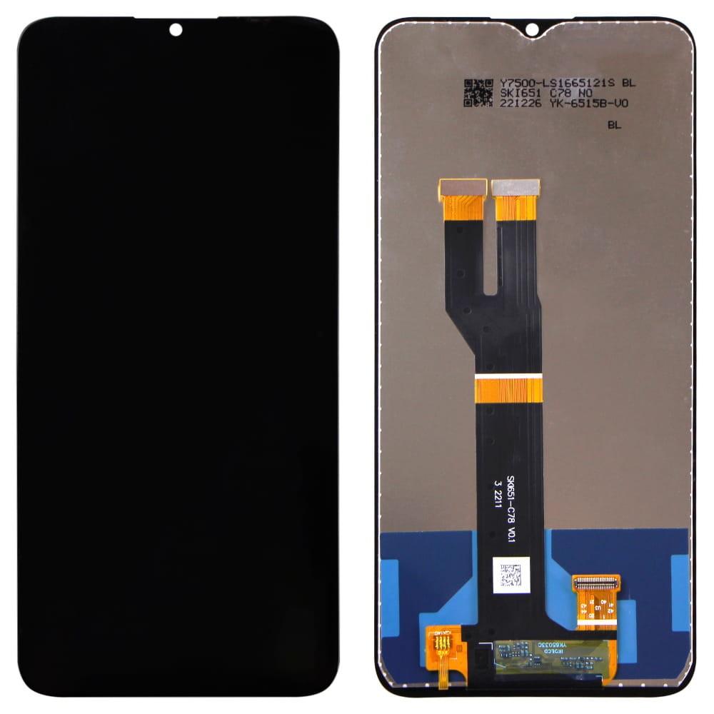 Дисплей для Nokia G11/G21 TA-1401/TA-1405/TA-1404/TA-1412, з тачскріном в зборі, колір чорний, уцінка фото 1