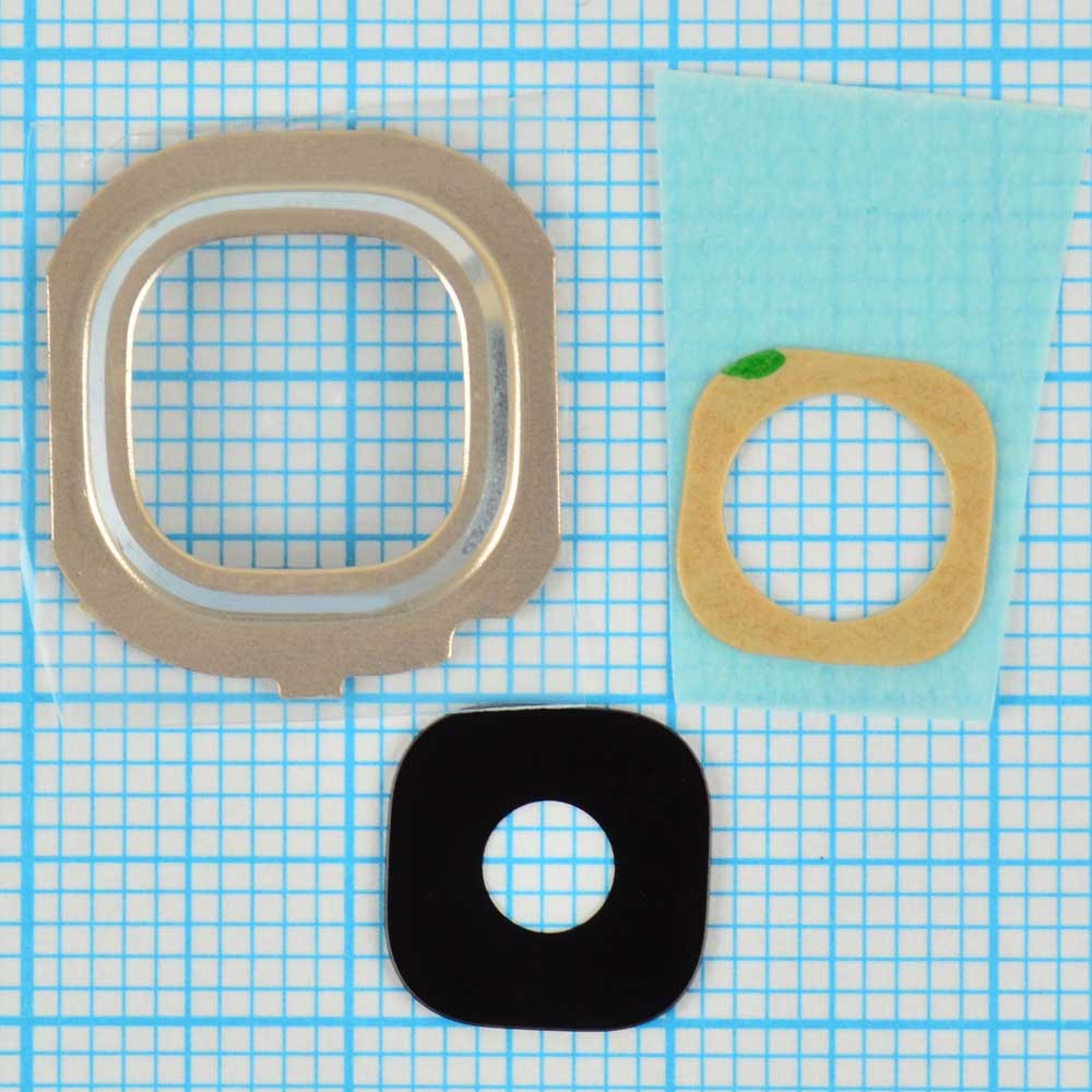 Стекло для камеры Samsung J510F, J710F, J710H, J710M/DS Galaxy J7 (2016), цвет золотой фото 1