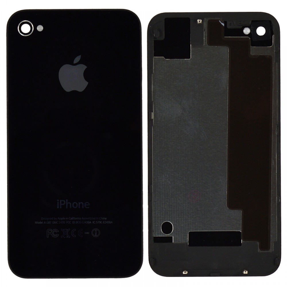 Задняя крышка для iPhone 4S, цвет черный фото 1
