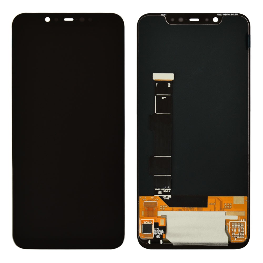 Дисплей для Xiaomi Mi8 з тачскрином у зборі, колір чорний, оригінал Change Glass фото 1