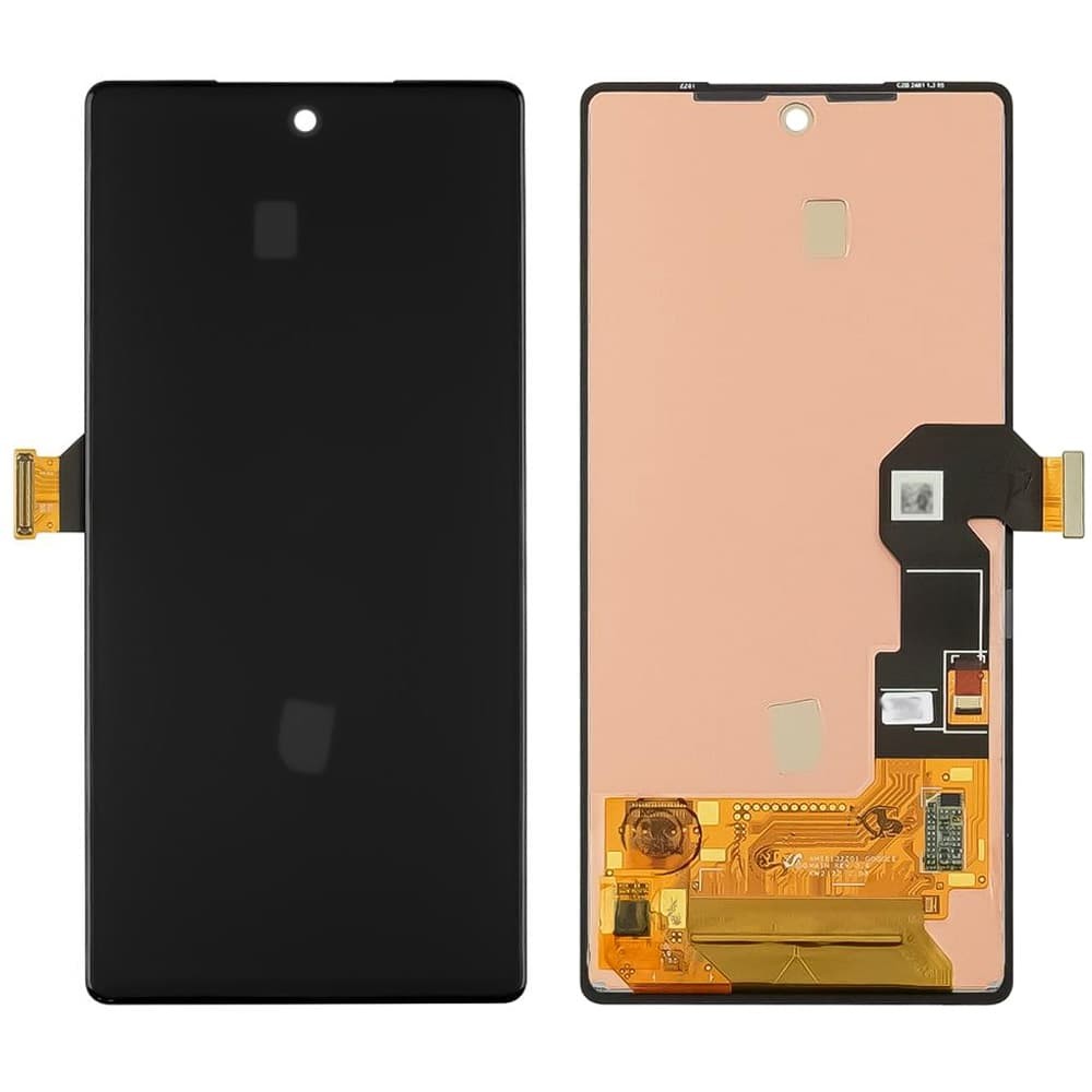 Дисплей для Google Pixel 6A, с тачскрином в сборе, цвет черный, OLED фото 1