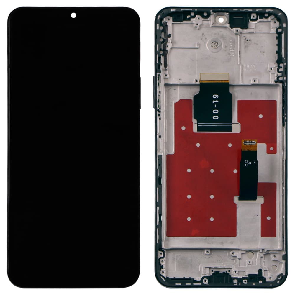 Дисплей для Huawei Honor X8A, з тачскріном і рамкою в зборі, колір чорний фото 1