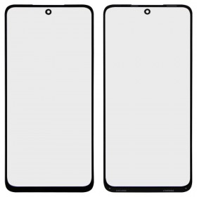 Стекло корпуса для Xiaomi Redmi 10, Redmi 10s (4G) + OCA,  цвет черный