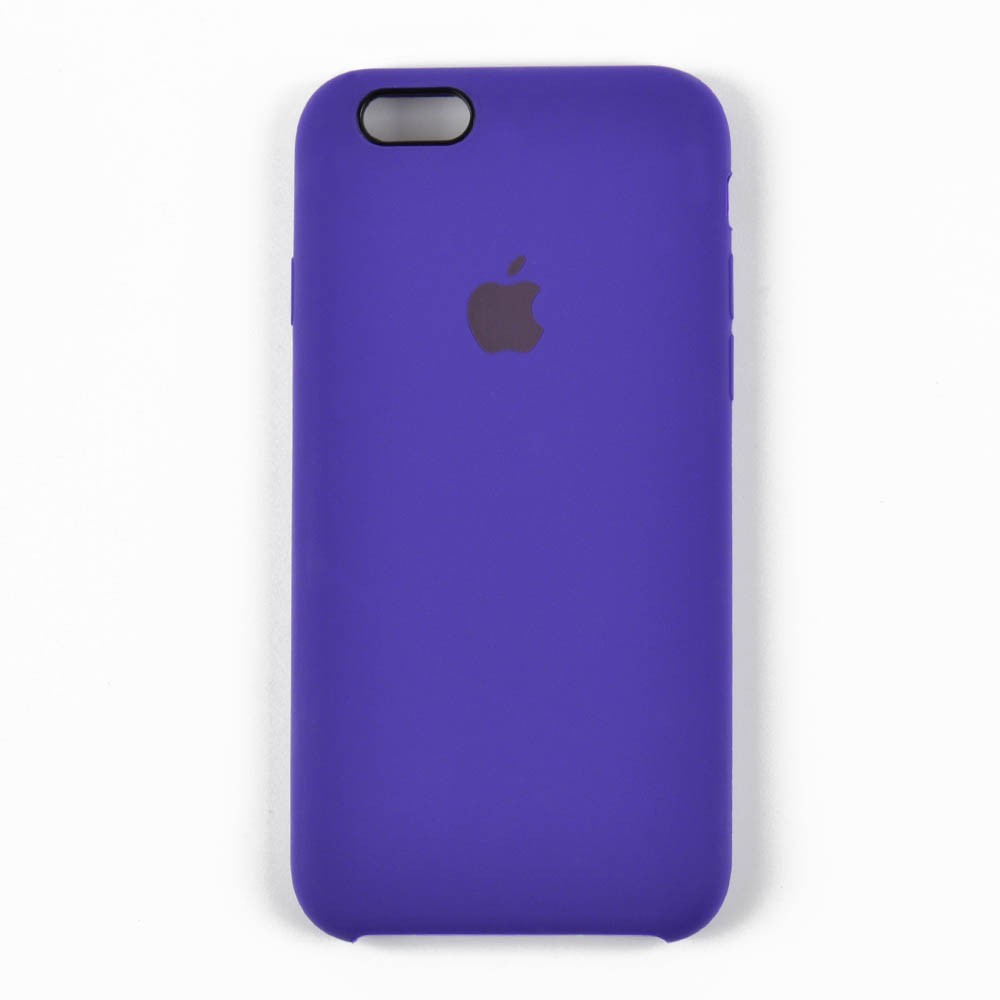 Силиконовый чехол для iPhone 6 (4.7), 6S (4.7), цвет dark purple, оригинал фото 1
