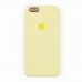 Силиконовый чехол для iPhone 6 (4.7), 6S (4.7), цвет mellow yellow, оригинал миниатюра 1